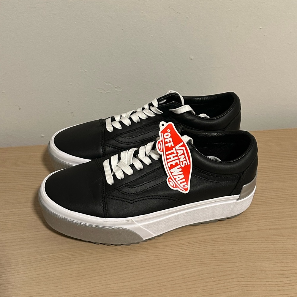 Size 7.5 - VANS Old Skool Stacked Shiny